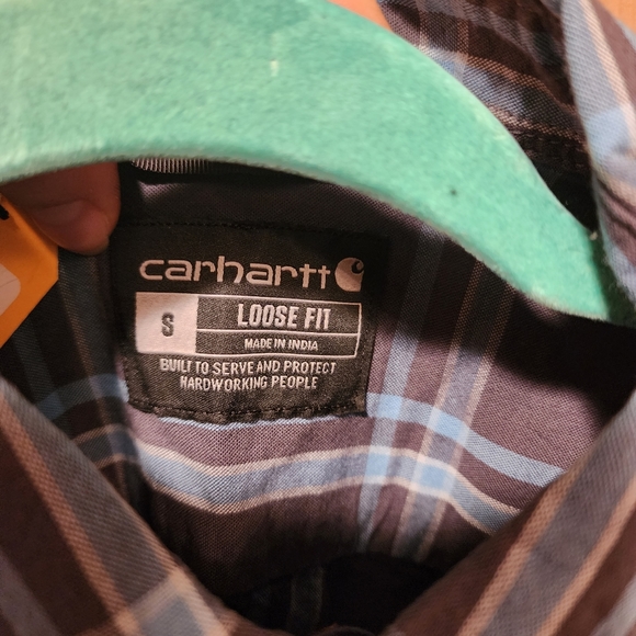 Mens carhartt plaid shirt - Picture 7 of 9